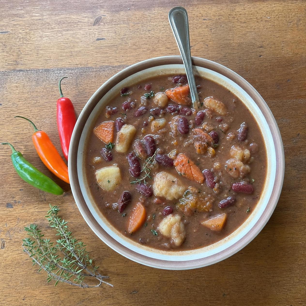 Soup Week Day 4: Red Bean Soup That Holds a Spoon Up